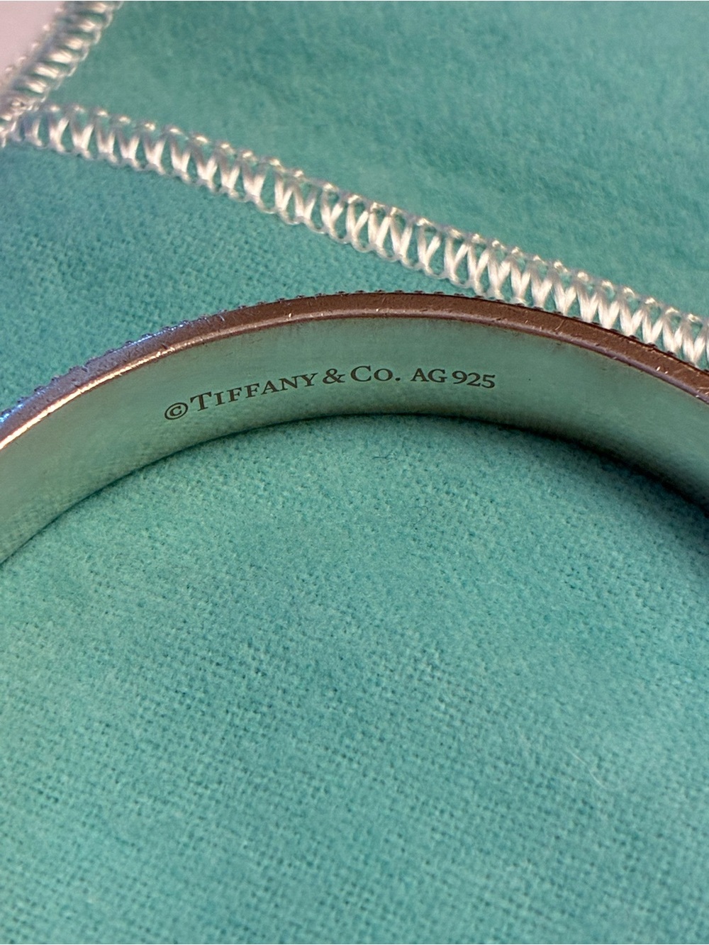 Tiffany & Co. Turquoise Enamel Bangle Bracelet - Picture 4 of 7